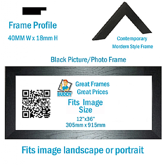 12x36 panoramic picture frame